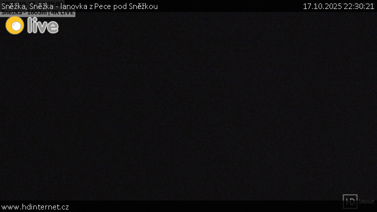 Sněžka - Sněžka - lanovka z Pece pod Sněžkou - 17.10.2025 v 22:30 Sněžka - Sněžka - lanovka z Pece pod Sněžkou - 17.10.2025 v 22:30