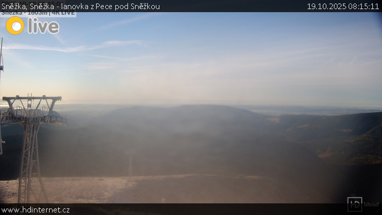 Sněžka - Sněžka - lanovka z Pece pod Sněžkou - 19.10.2025 v 08:15 Sněžka - Sněžka - lanovka z Pece pod Sněžkou - 19.10.2025 v 08:15
