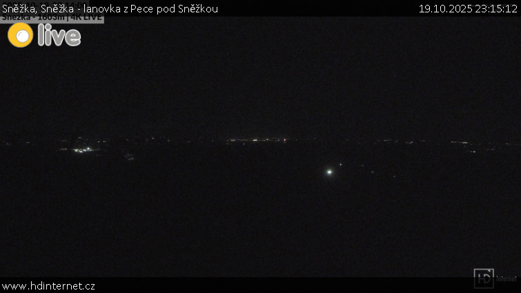 Sněžka - Sněžka - lanovka z Pece pod Sněžkou - 19.10.2025 v 23:15 Sněžka - Sněžka - lanovka z Pece pod Sněžkou - 19.10.2025 v 23:15