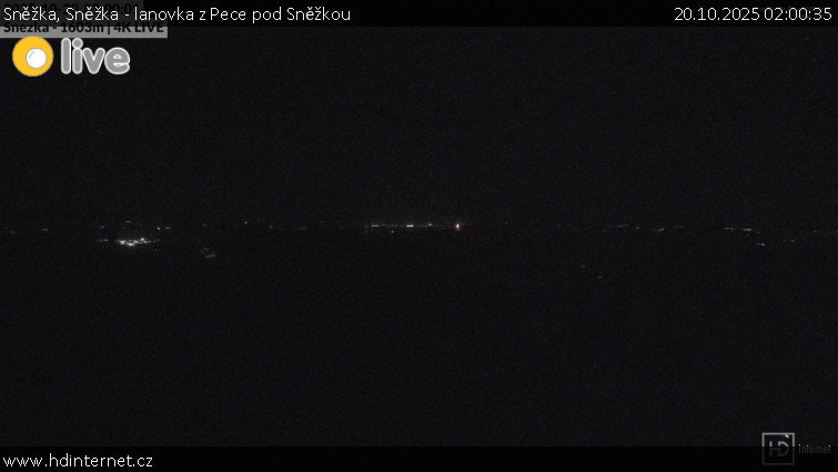 Sněžka - Sněžka - lanovka z Pece pod Sněžkou - 20.10.2025 v 02:00 Sněžka - Sněžka - lanovka z Pece pod Sněžkou - 20.10.2025 v 02:00