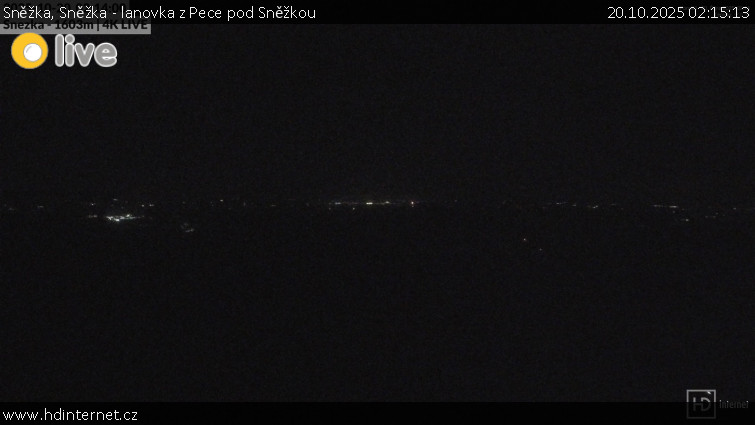 Sněžka - Sněžka - lanovka z Pece pod Sněžkou - 20.10.2025 v 02:15 Sněžka - Sněžka - lanovka z Pece pod Sněžkou - 20.10.2025 v 02:15