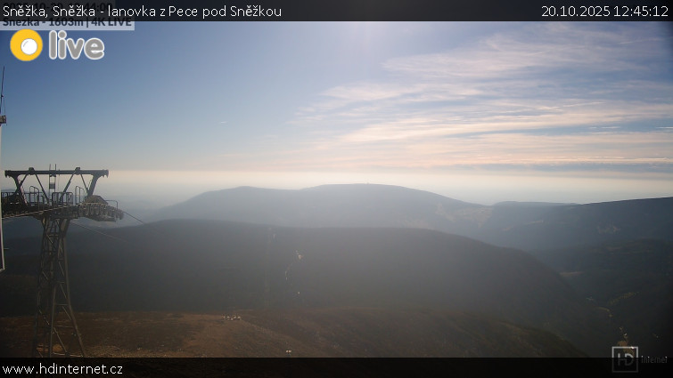 Sněžka - Sněžka - lanovka z Pece pod Sněžkou - 20.10.2025 v 12:45 Sněžka - Sněžka - lanovka z Pece pod Sněžkou - 20.10.2025 v 12:45
