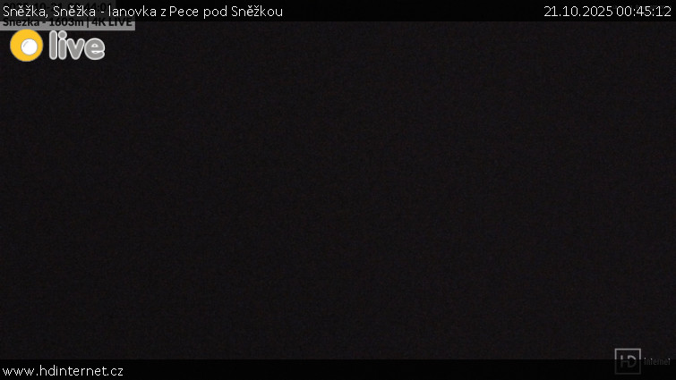 Sněžka - Sněžka - lanovka z Pece pod Sněžkou - 21.10.2025 v 00:45 Sněžka - Sněžka - lanovka z Pece pod Sněžkou - 21.10.2025 v 00:45