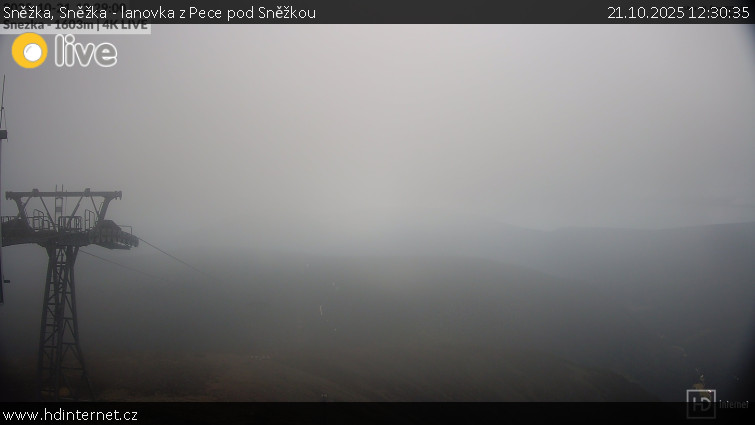 Sněžka - Sněžka - lanovka z Pece pod Sněžkou - 21.10.2025 v 12:30 Sněžka - Sněžka - lanovka z Pece pod Sněžkou - 21.10.2025 v 12:30