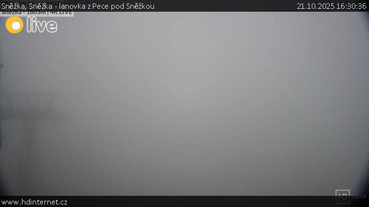 Sněžka - Sněžka - lanovka z Pece pod Sněžkou - 21.10.2025 v 16:30 Sněžka - Sněžka - lanovka z Pece pod Sněžkou - 21.10.2025 v 16:30