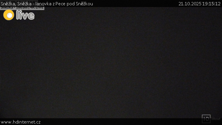 Sněžka - Sněžka - lanovka z Pece pod Sněžkou - 21.10.2025 v 19:15 Sněžka - Sněžka - lanovka z Pece pod Sněžkou - 21.10.2025 v 19:15