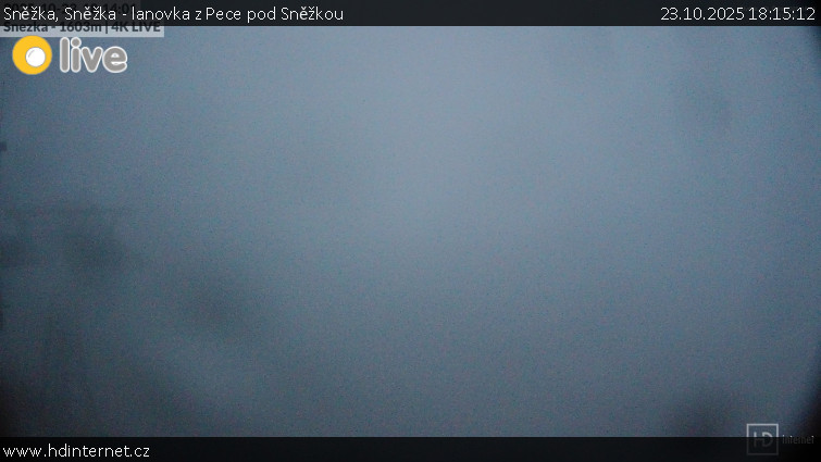 Sněžka - Sněžka - lanovka z Pece pod Sněžkou - 23.10.2025 v 18:15 Sněžka - Sněžka - lanovka z Pece pod Sněžkou - 23.10.2025 v 18:15