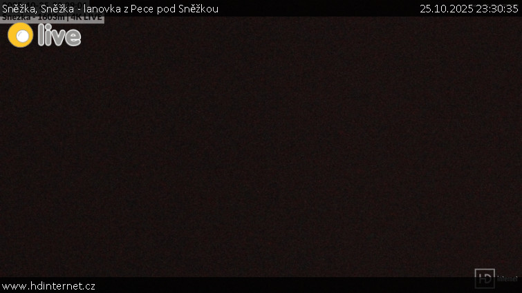 Sněžka - Sněžka - lanovka z Pece pod Sněžkou - 25.10.2025 v 23:30 Sněžka - Sněžka - lanovka z Pece pod Sněžkou - 25.10.2025 v 23:30