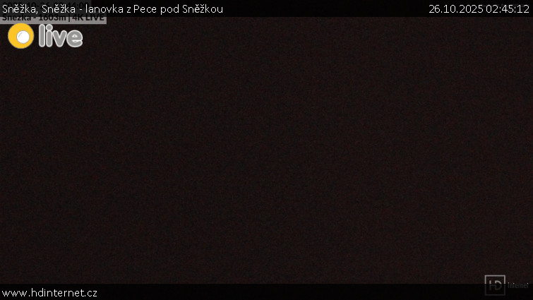 Sněžka - Sněžka - lanovka z Pece pod Sněžkou - 26.10.2025 v 02:45 Sněžka - Sněžka - lanovka z Pece pod Sněžkou - 26.10.2025 v 02:45