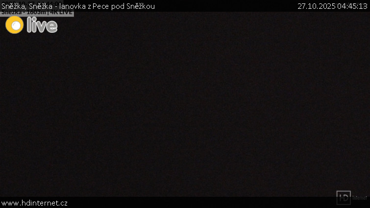 Sněžka - Sněžka - lanovka z Pece pod Sněžkou - 27.10.2025 v 04:45 Sněžka - Sněžka - lanovka z Pece pod Sněžkou - 27.10.2025 v 04:45