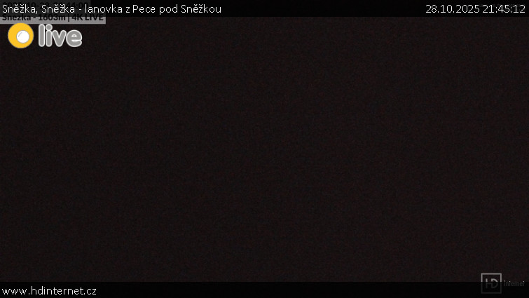 Sněžka - Sněžka - lanovka z Pece pod Sněžkou - 28.10.2025 v 21:45 Sněžka - Sněžka - lanovka z Pece pod Sněžkou - 28.10.2025 v 21:45