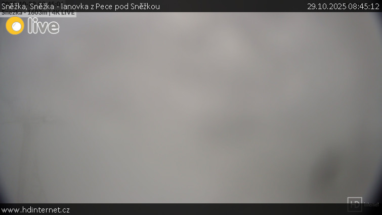 Sněžka - Sněžka - lanovka z Pece pod Sněžkou - 29.10.2025 v 08:45 Sněžka - Sněžka - lanovka z Pece pod Sněžkou - 29.10.2025 v 08:45