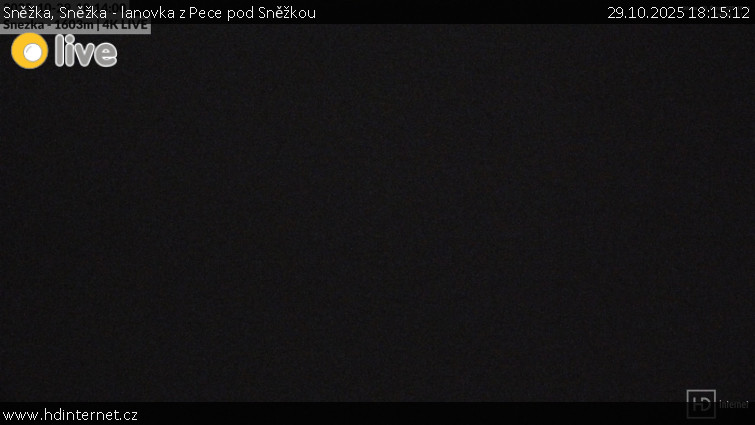 Sněžka - Sněžka - lanovka z Pece pod Sněžkou - 29.10.2025 v 18:15 Sněžka - Sněžka - lanovka z Pece pod Sněžkou - 29.10.2025 v 18:15