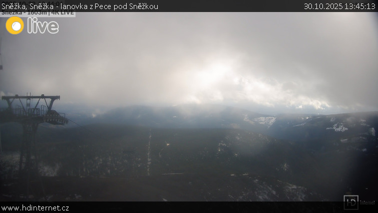 Sněžka - Sněžka - lanovka z Pece pod Sněžkou - 30.10.2025 v 13:45 Sněžka - Sněžka - lanovka z Pece pod Sněžkou - 30.10.2025 v 13:45