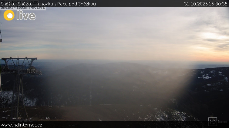 Sněžka - Sněžka - lanovka z Pece pod Sněžkou - 31.10.2025 v 15:30 Sněžka - Sněžka - lanovka z Pece pod Sněžkou - 31.10.2025 v 15:30