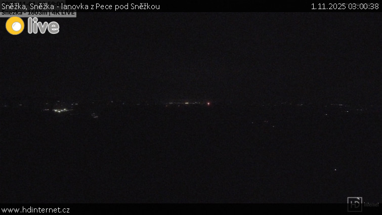 Sněžka - Sněžka - lanovka z Pece pod Sněžkou - 1.11.2025 v 03:00 Sněžka - Sněžka - lanovka z Pece pod Sněžkou - 1.11.2025 v 03:00