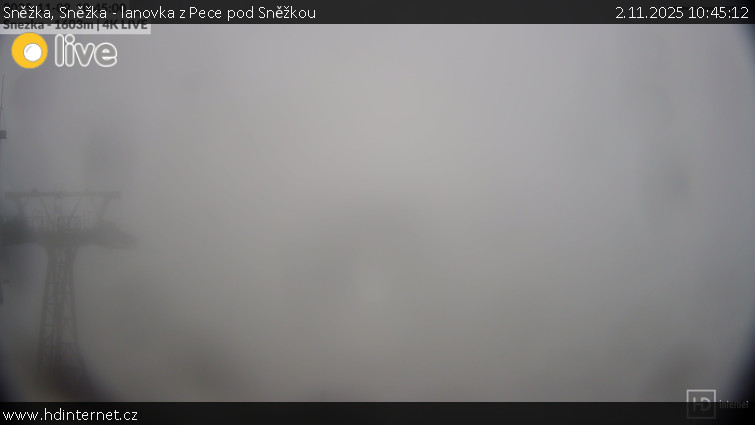 Sněžka - Sněžka - lanovka z Pece pod Sněžkou - 2.11.2025 v 10:45 Sněžka - Sněžka - lanovka z Pece pod Sněžkou - 2.11.2025 v 10:45