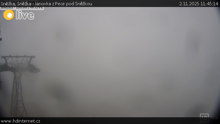 Sněžka - Sněžka - lanovka z Pece pod Sněžkou - 2.11.2025 v 11:45 Sněžka - Sněžka - lanovka z Pece pod Sněžkou - 2.11.2025 v 11:45