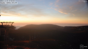 Sněžka - Sněžka - lanovka z Pece pod Sněžkou - 5.11.2025 v 07:00 Sněžka - Sněžka - lanovka z Pece pod Sněžkou - 5.11.2025 v 07:00