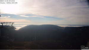 Sněžka - Sněžka - lanovka z Pece pod Sněžkou - 5.11.2025 v 09:15 Sněžka - Sněžka - lanovka z Pece pod Sněžkou - 5.11.2025 v 09:15