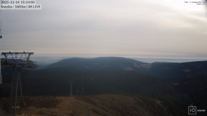 Sněžka - Sněžka - lanovka z Pece pod Sněžkou - 14.11.2025 v 15:15 Sněžka - Sněžka - lanovka z Pece pod Sněžkou - 14.11.2025 v 15:15