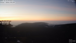 Sněžka - Sněžka - lanovka z Pece pod Sněžkou - 14.12.2025 v 07:45 Sněžka - Sněžka - lanovka z Pece pod Sněžkou - 14.12.2025 v 07:45