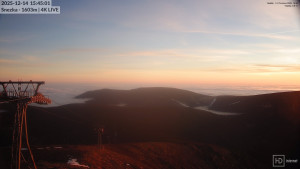 Sněžka - Sněžka - lanovka z Pece pod Sněžkou - 14.12.2025 v 15:45 Sněžka - Sněžka - lanovka z Pece pod Sněžkou - 14.12.2025 v 15:45