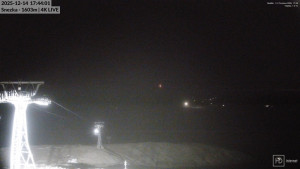 Sněžka - Sněžka - lanovka z Pece pod Sněžkou - 14.12.2025 v 17:45 Sněžka - Sněžka - lanovka z Pece pod Sněžkou - 14.12.2025 v 17:45