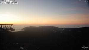 Sněžka - Sněžka - lanovka z Pece pod Sněžkou - 15.12.2025 v 07:45 Sněžka - Sněžka - lanovka z Pece pod Sněžkou - 15.12.2025 v 07:45