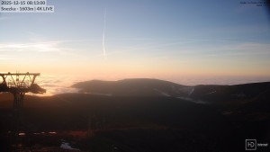 Sněžka - Sněžka - lanovka z Pece pod Sněžkou - 15.12.2025 v 08:15 Sněžka - Sněžka - lanovka z Pece pod Sněžkou - 15.12.2025 v 08:15