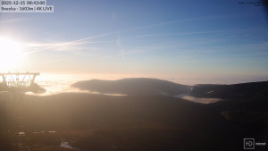 Sněžka - Sněžka - lanovka z Pece pod Sněžkou - 15.12.2025 v 08:45 Sněžka - Sněžka - lanovka z Pece pod Sněžkou - 15.12.2025 v 08:45