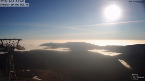 Sněžka - Sněžka - lanovka z Pece pod Sněžkou - 15.12.2025 v 13:15 Sněžka - Sněžka - lanovka z Pece pod Sněžkou - 15.12.2025 v 13:15