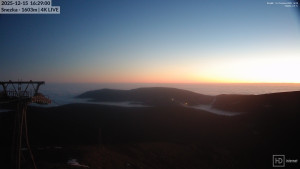 Sněžka - Sněžka - lanovka z Pece pod Sněžkou - 15.12.2025 v 16:30 Sněžka - Sněžka - lanovka z Pece pod Sněžkou - 15.12.2025 v 16:30