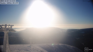 Sněžka - Sněžka - lanovka z Pece pod Sněžkou - 25.12.2025 v 11:15 Sněžka - Sněžka - lanovka z Pece pod Sněžkou - 25.12.2025 v 11:15