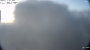 Sněžka - Sněžka - lanovka z Pece pod Sněžkou - 7.1.2026 v 07:45 Sněžka - Sněžka - lanovka z Pece pod Sněžkou - 7.1.2026 v 07:45