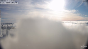 Sněžka - Sněžka - lanovka z Pece pod Sněžkou - 7.1.2026 v 12:45 Sněžka - Sněžka - lanovka z Pece pod Sněžkou - 7.1.2026 v 12:45