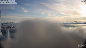 Sněžka - Sněžka - lanovka z Pece pod Sněžkou - 7.1.2026 v 14:45 Sněžka - Sněžka - lanovka z Pece pod Sněžkou - 7.1.2026 v 14:45