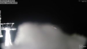 Sněžka - Sněžka - lanovka z Pece pod Sněžkou - 7.1.2026 v 18:00 Sněžka - Sněžka - lanovka z Pece pod Sněžkou - 7.1.2026 v 18:00