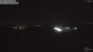 Sněžka - Sněžka - lanovka z Pece pod Sněžkou - 7.1.2026 v 19:15 Sněžka - Sněžka - lanovka z Pece pod Sněžkou - 7.1.2026 v 19:15