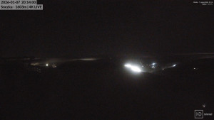 Sněžka - Sněžka - lanovka z Pece pod Sněžkou - 7.1.2026 v 20:15 Sněžka - Sněžka - lanovka z Pece pod Sněžkou - 7.1.2026 v 20:15