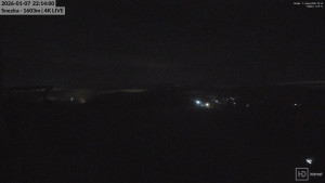 Sněžka - Sněžka - lanovka z Pece pod Sněžkou - 7.1.2026 v 22:15 Sněžka - Sněžka - lanovka z Pece pod Sněžkou - 7.1.2026 v 22:15