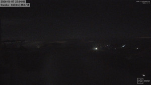 Sněžka - Sněžka - lanovka z Pece pod Sněžkou - 7.1.2026 v 23:15 Sněžka - Sněžka - lanovka z Pece pod Sněžkou - 7.1.2026 v 23:15