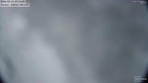 Sněžka - Sněžka - lanovka z Pece pod Sněžkou - 12.2.2026 v 07:15 Sněžka - Sněžka - lanovka z Pece pod Sněžkou - 12.2.2026 v 07:15