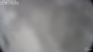 Sněžka - Sněžka - lanovka z Pece pod Sněžkou - 12.2.2026 v 10:45 Sněžka - Sněžka - lanovka z Pece pod Sněžkou - 12.2.2026 v 10:45