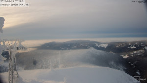 Sněžka - Sněžka - lanovka z Pece pod Sněžkou - 19.2.2026 v 07:30 Sněžka - Sněžka - lanovka z Pece pod Sněžkou - 19.2.2026 v 07:30