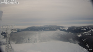 Sněžka - Sněžka - lanovka z Pece pod Sněžkou - 19.2.2026 v 08:30 Sněžka - Sněžka - lanovka z Pece pod Sněžkou - 19.2.2026 v 08:30