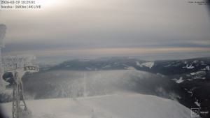 Sněžka - Sněžka - lanovka z Pece pod Sněžkou - 19.2.2026 v 10:30 Sněžka - Sněžka - lanovka z Pece pod Sněžkou - 19.2.2026 v 10:30