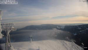 Sněžka - Sněžka - lanovka z Pece pod Sněžkou - 19.2.2026 v 15:30 Sněžka - Sněžka - lanovka z Pece pod Sněžkou - 19.2.2026 v 15:30