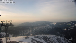 Sněžka - lanovka z Pece pod Sněžkou