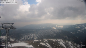 Sněžka - Sněžka - lanovka z Pece pod Sněžkou - 21.3.2026 v 14:15 Sněžka - Sněžka - lanovka z Pece pod Sněžkou - 21.3.2026 v 14:15